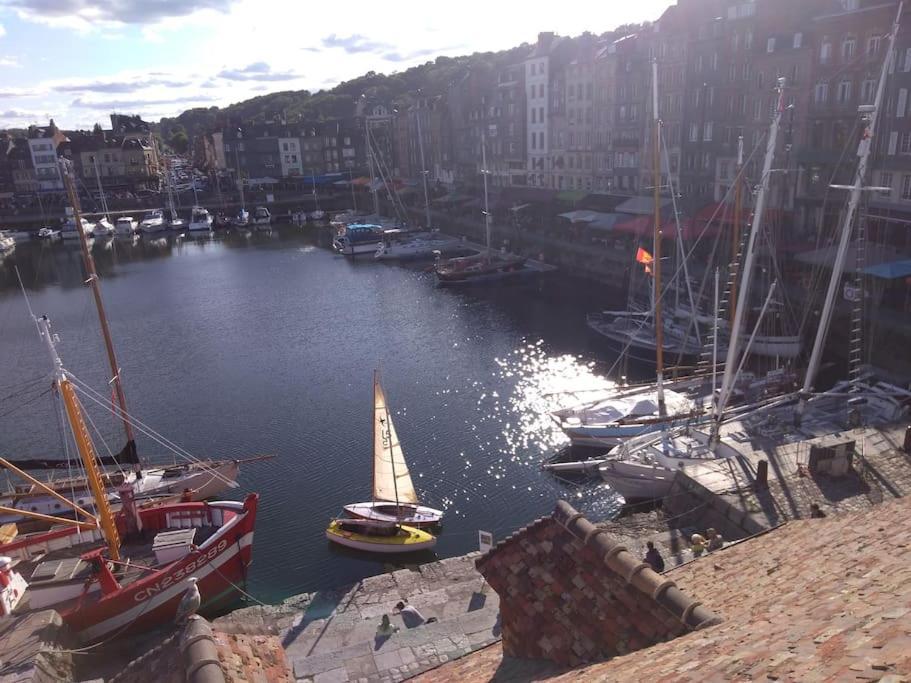 Cote Lavoir A Honfleur, Parking Prive, Ascenseur Eksteriør bilde